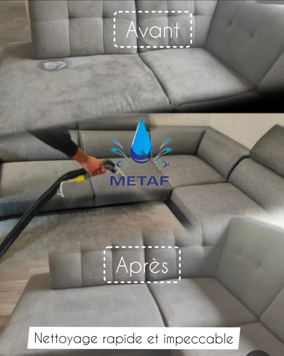 Nettoyage canapé – Avant intervention